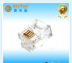 6P4C電話(huà)水晶頭