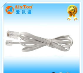四芯RJ11轉RJ45電話(huà)語音跳線(xiàn)