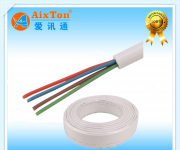 四芯圓形白色無(wú)氧銅電話(huà)線(xiàn)