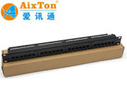 六類24口非屏蔽配線(xiàn)架 1U