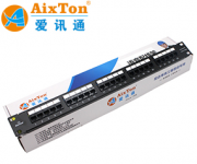 25口非屏蔽語音配線(xiàn)架 RJ11接口 1U