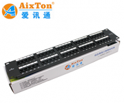 50口非屏蔽語音配線(xiàn)架 RJ11接口 2U