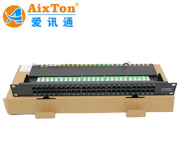 50口屏蔽語音配線(xiàn)架 RJ11接口 1U